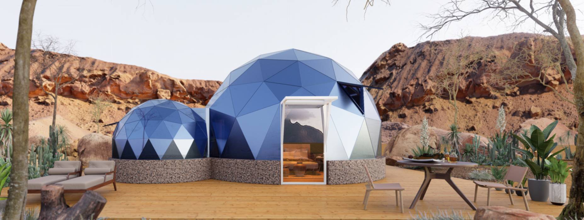 嘉黎县球形智能光伏玻璃星空房